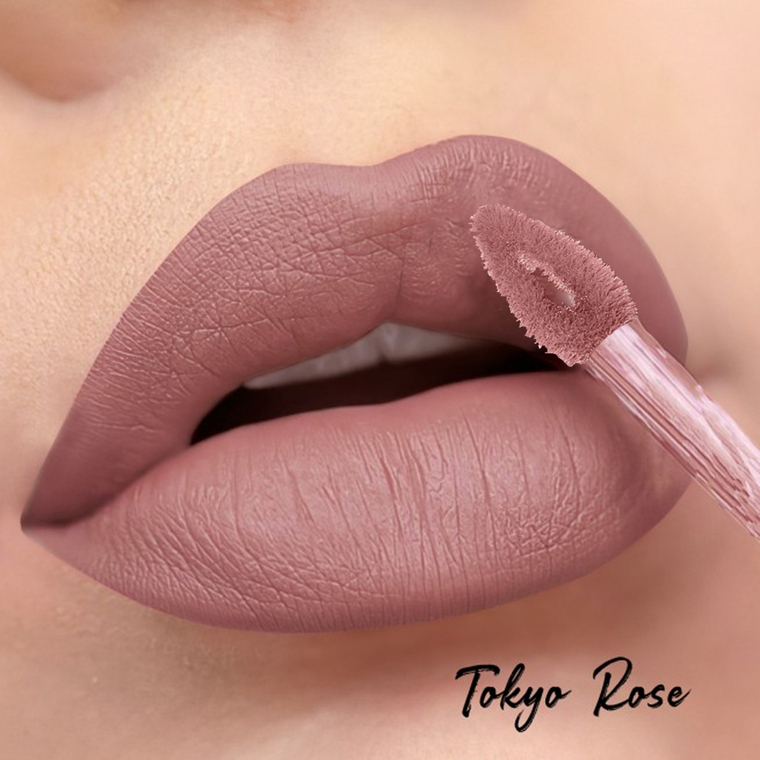 WABI Beauty WABI Matte Revolution Liquid Lipstick - Tokyo Rose